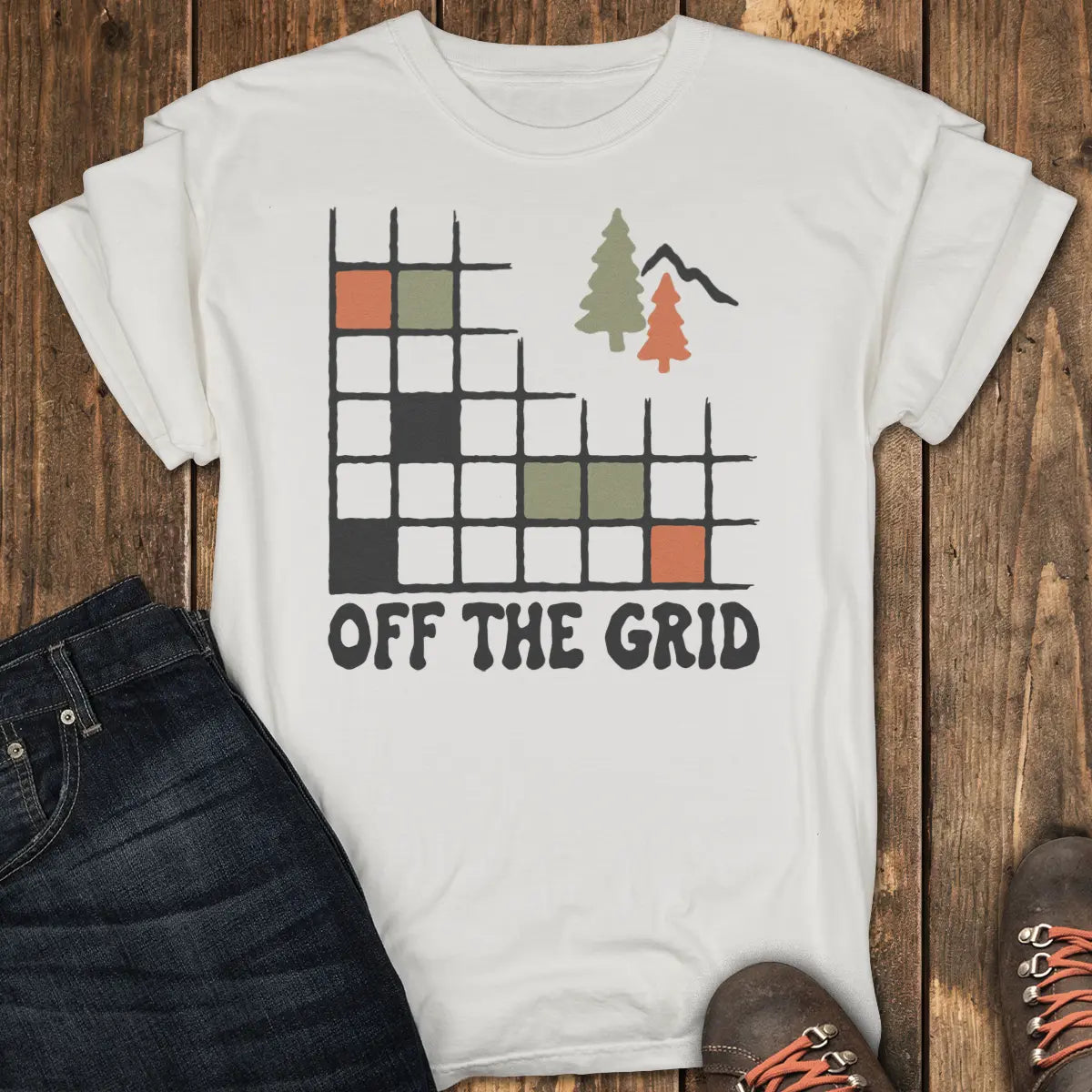 Off the Grid Tee - White