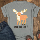 Oh Deer! Tee - Grey