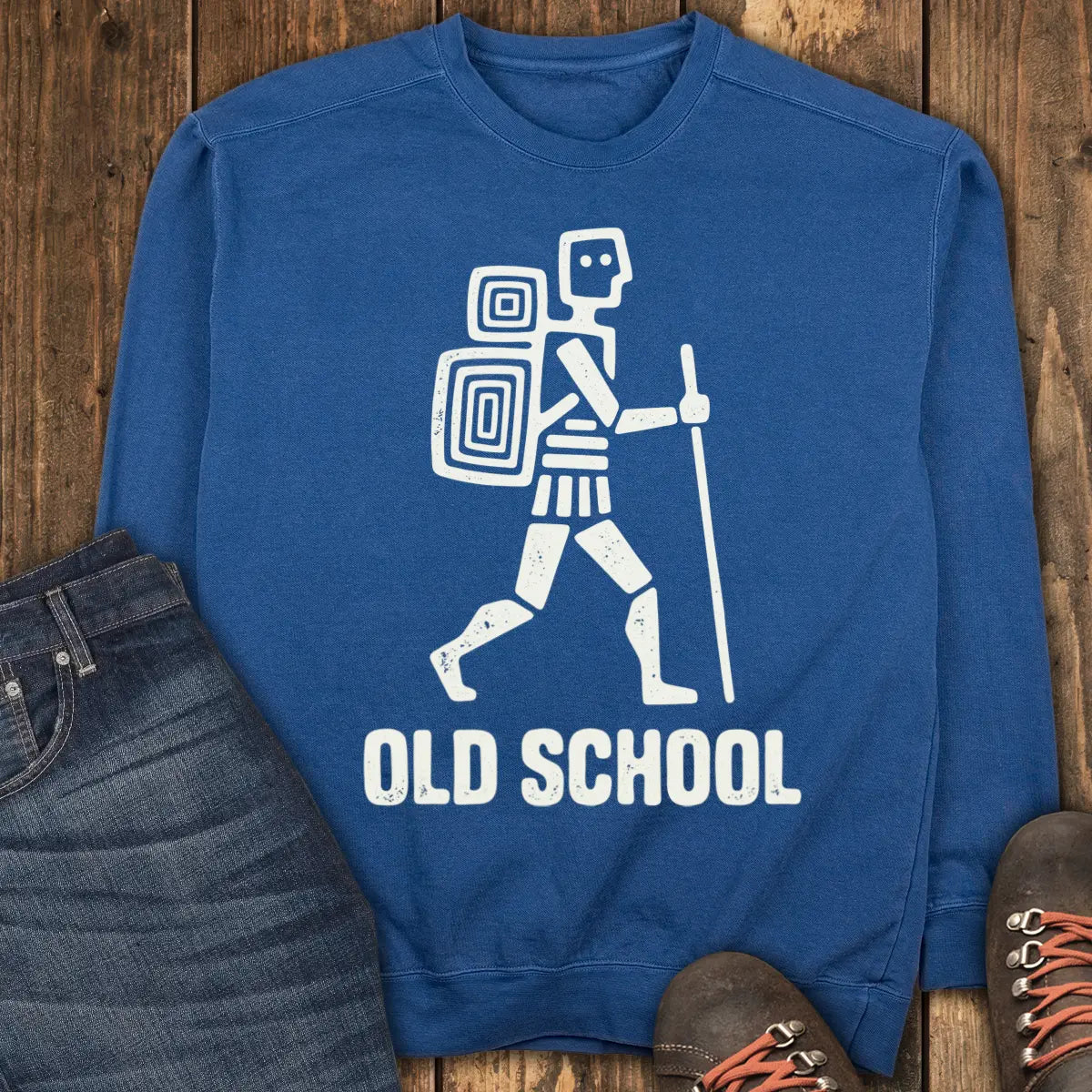 Old School Sweatshirt - True Navy