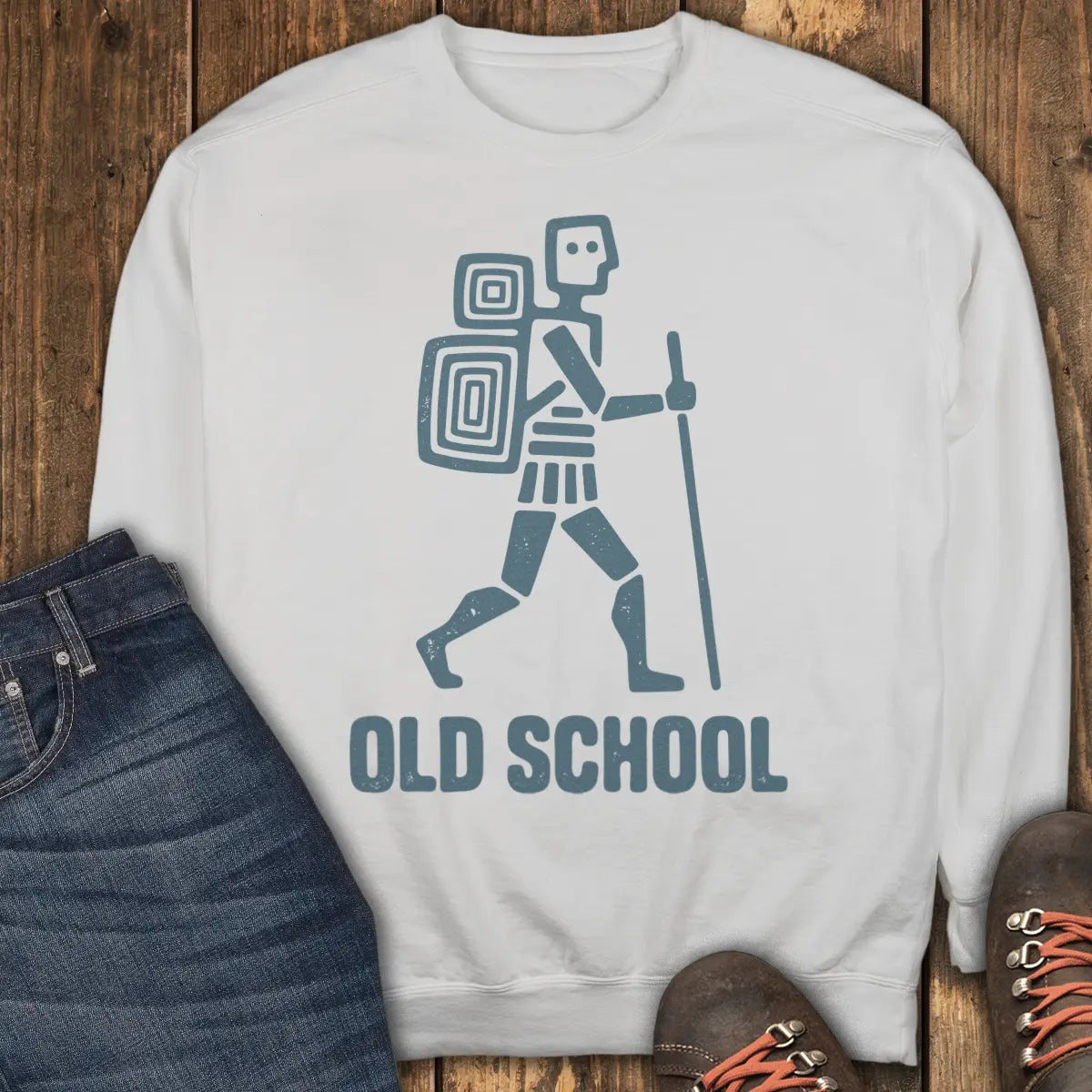 Old School Sweatshirt - White