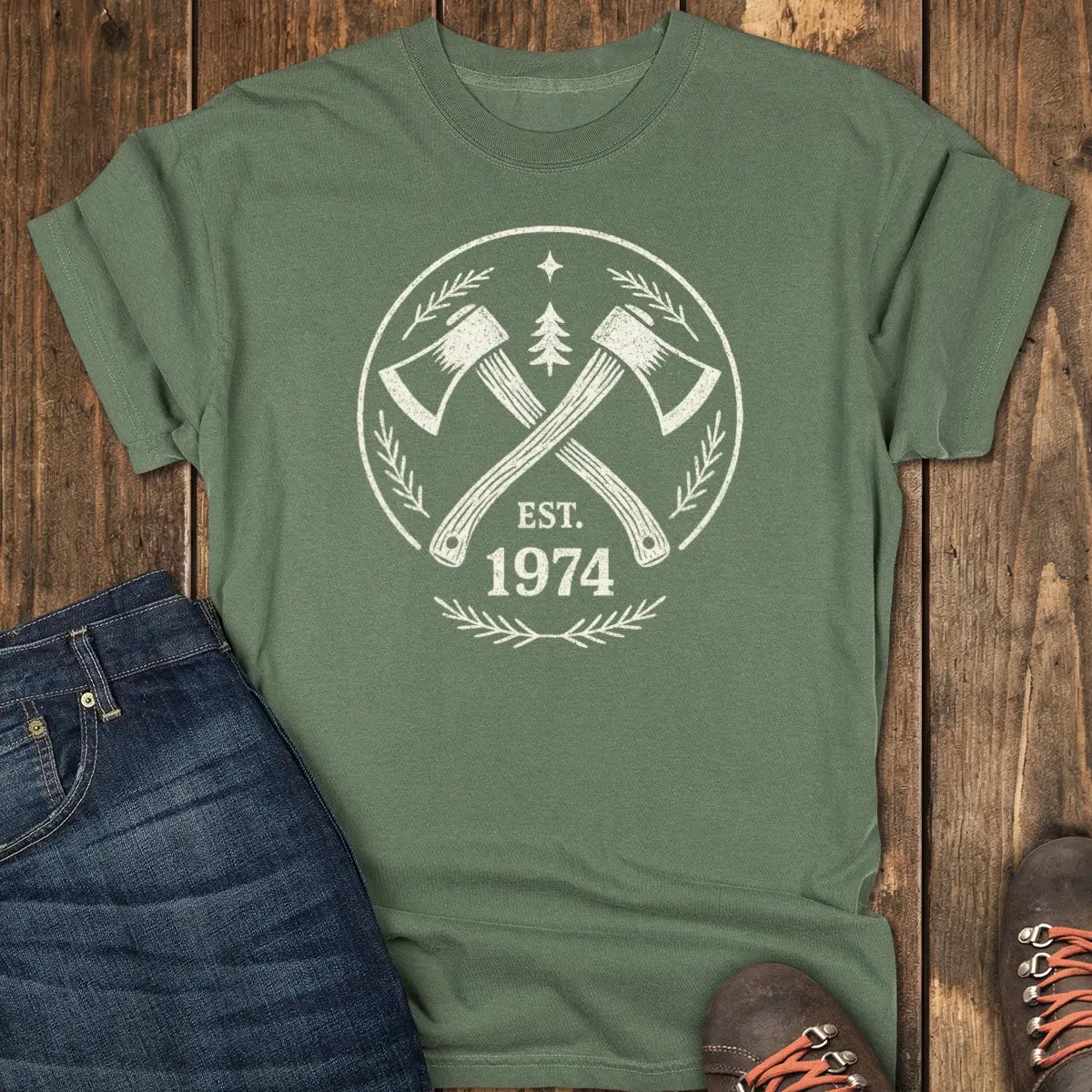 Old Way Tee - Moss
