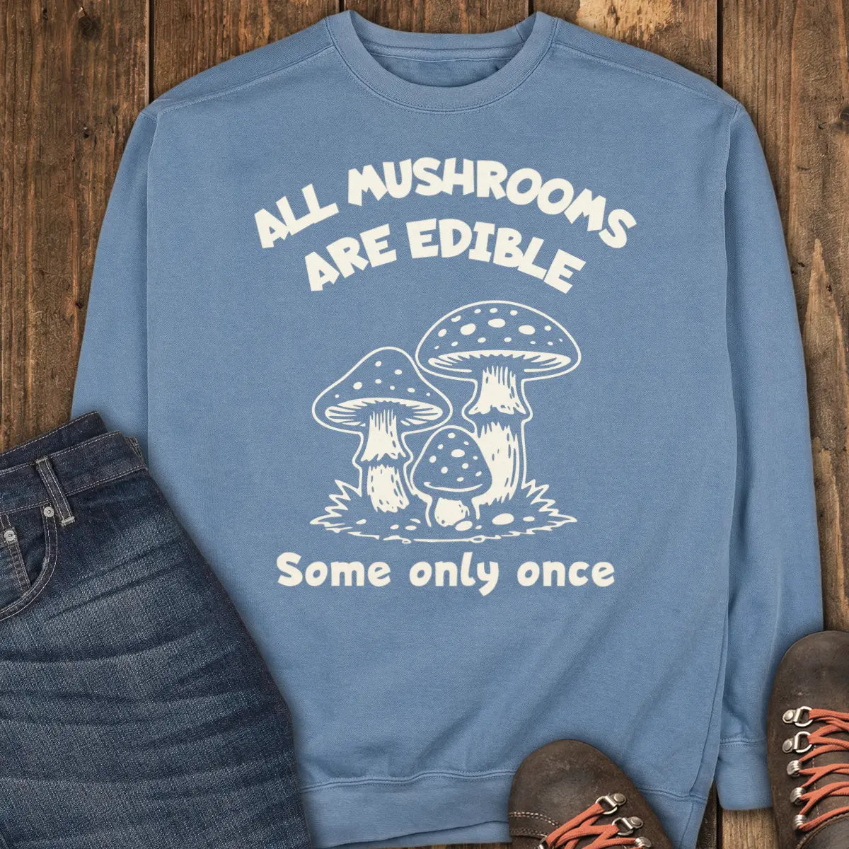 One Bite Sweatshirt - Blue Jean