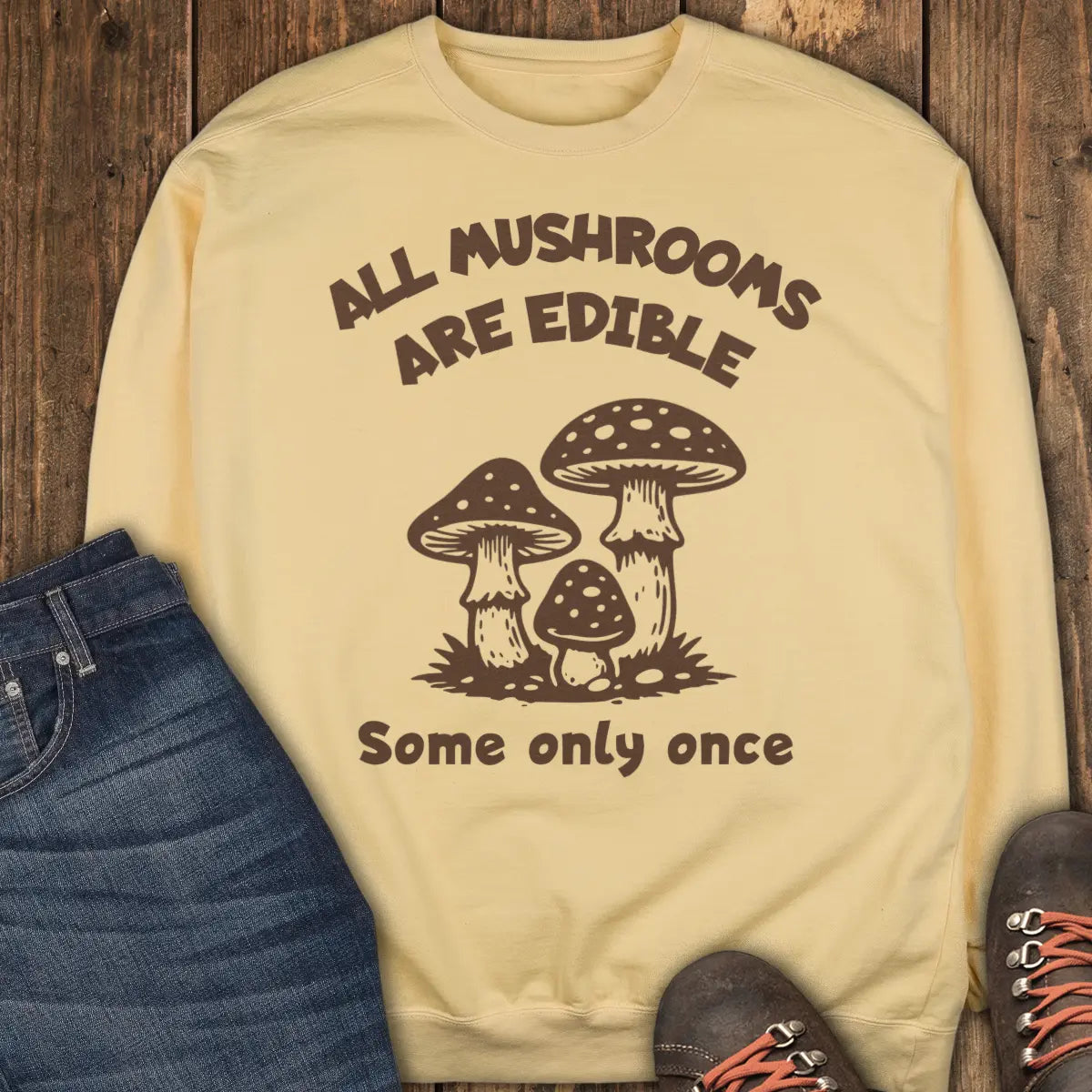 One Bite Sweatshirt - Butter