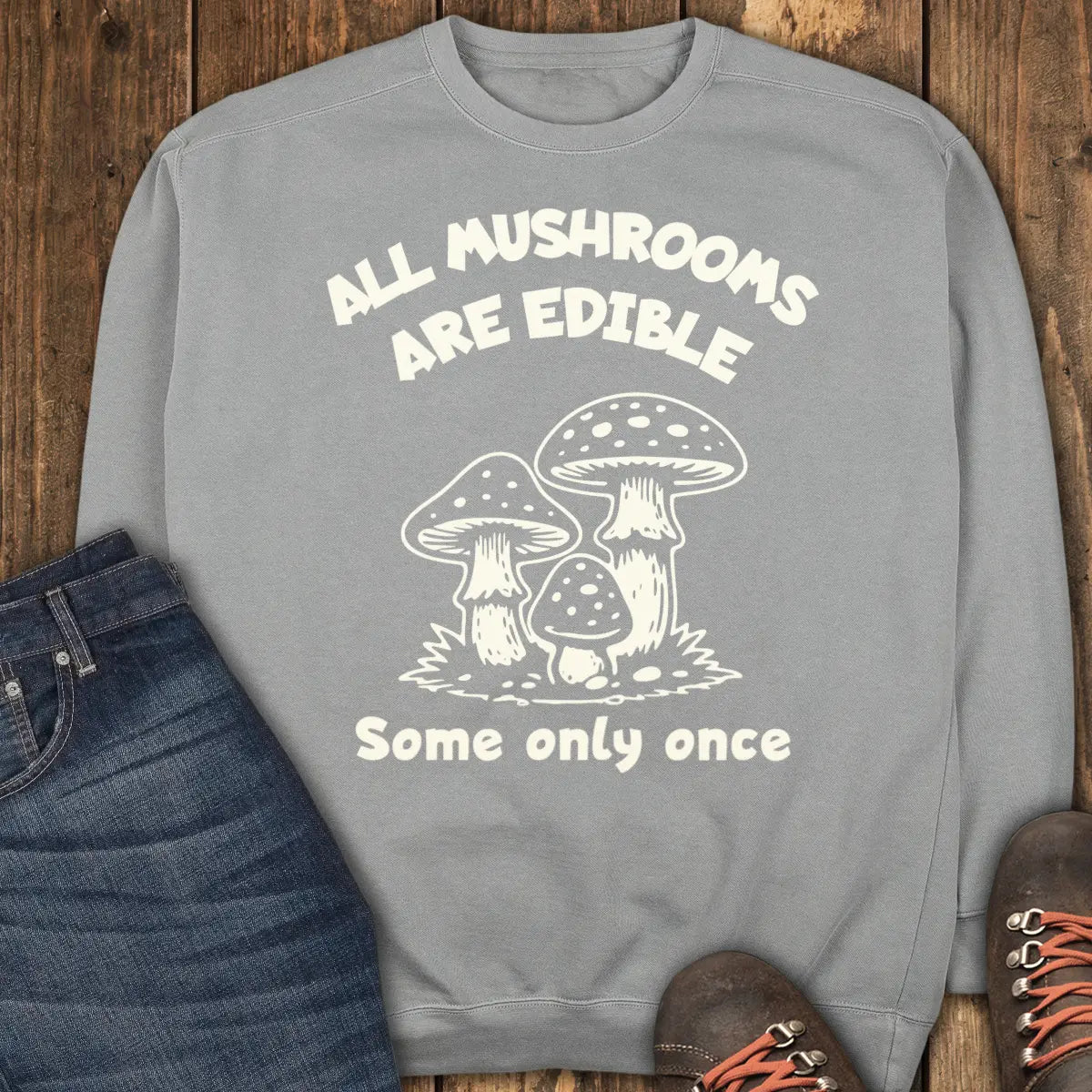 One Bite Sweatshirt - Grey