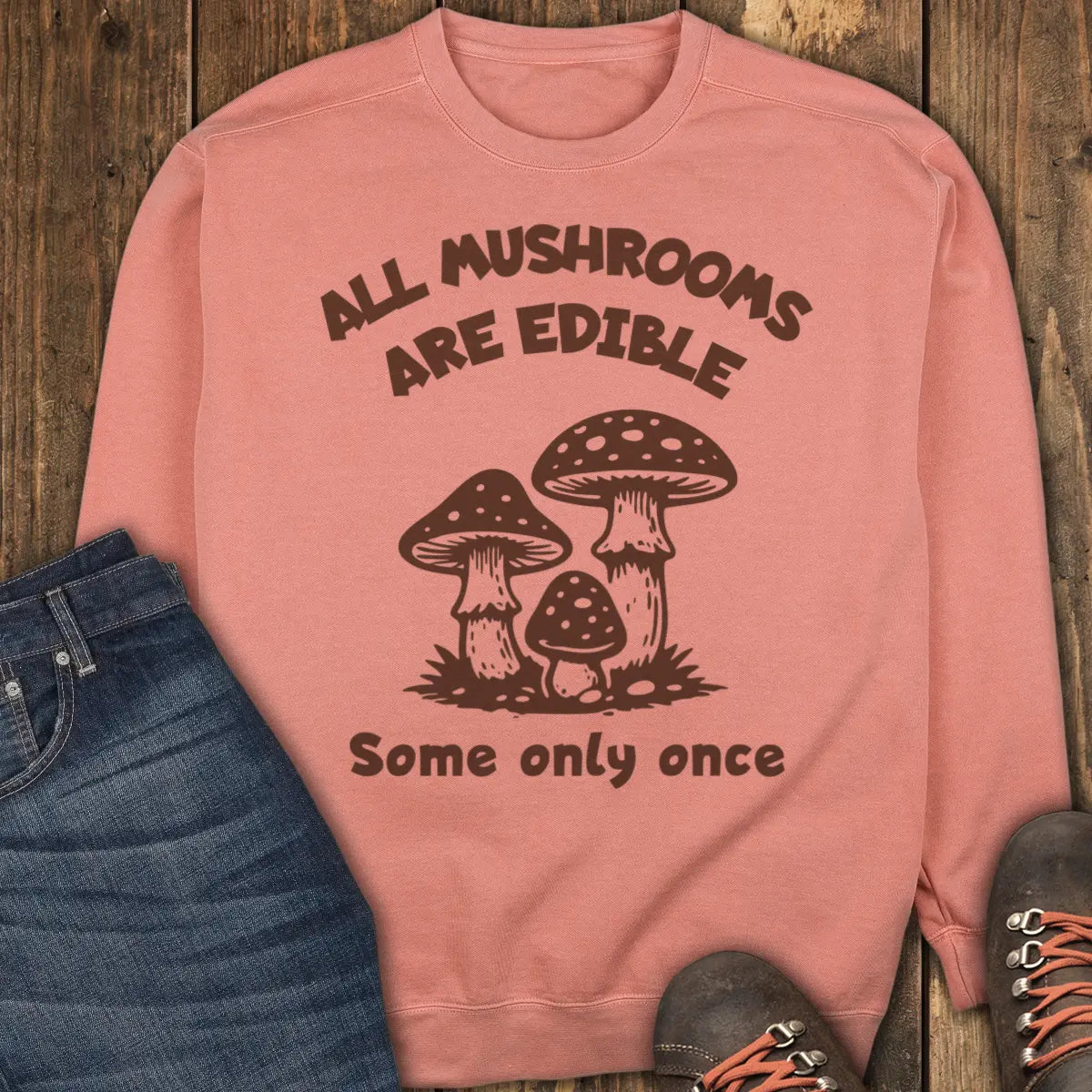 One Bite Sweatshirt - Terracotta