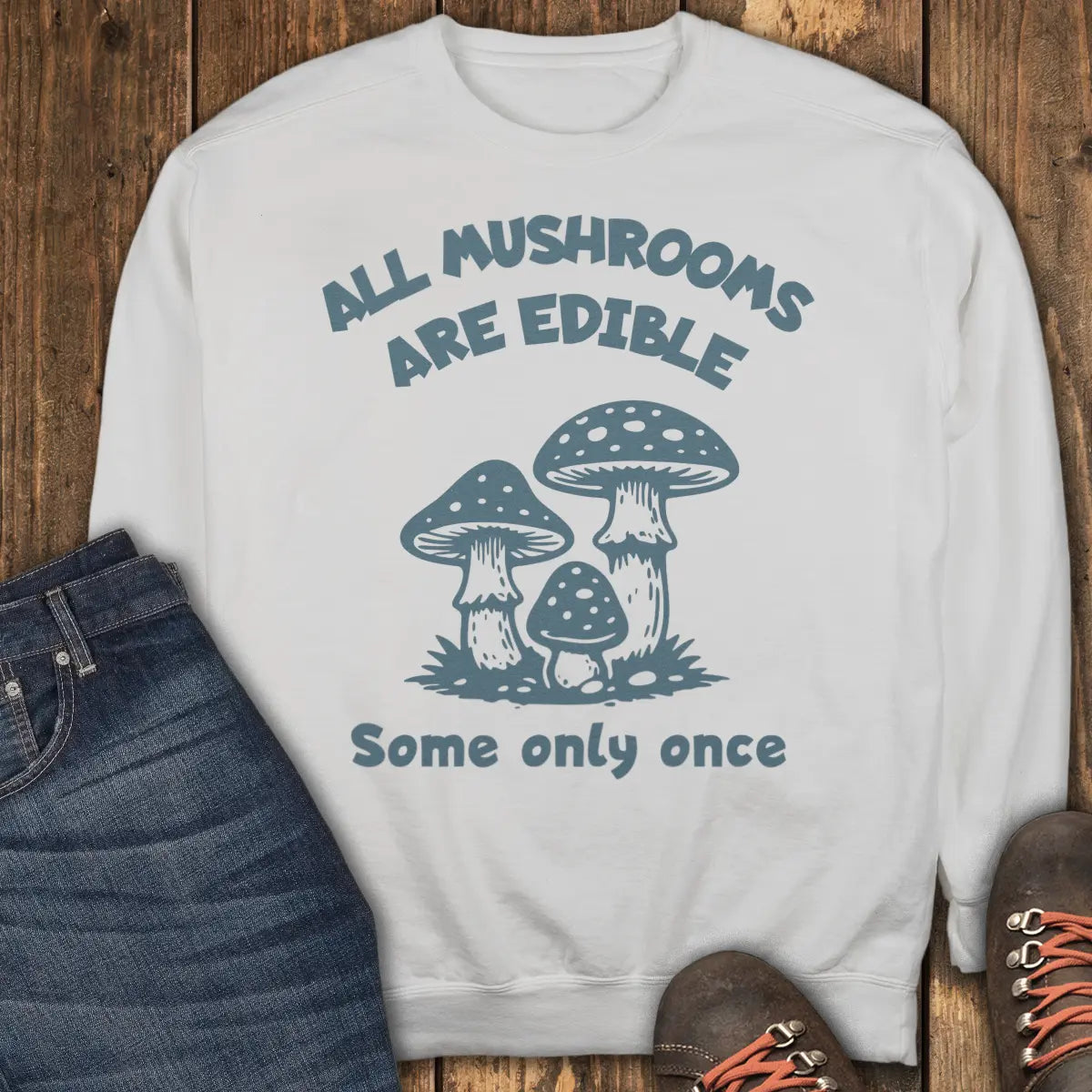 One Bite Sweatshirt - White