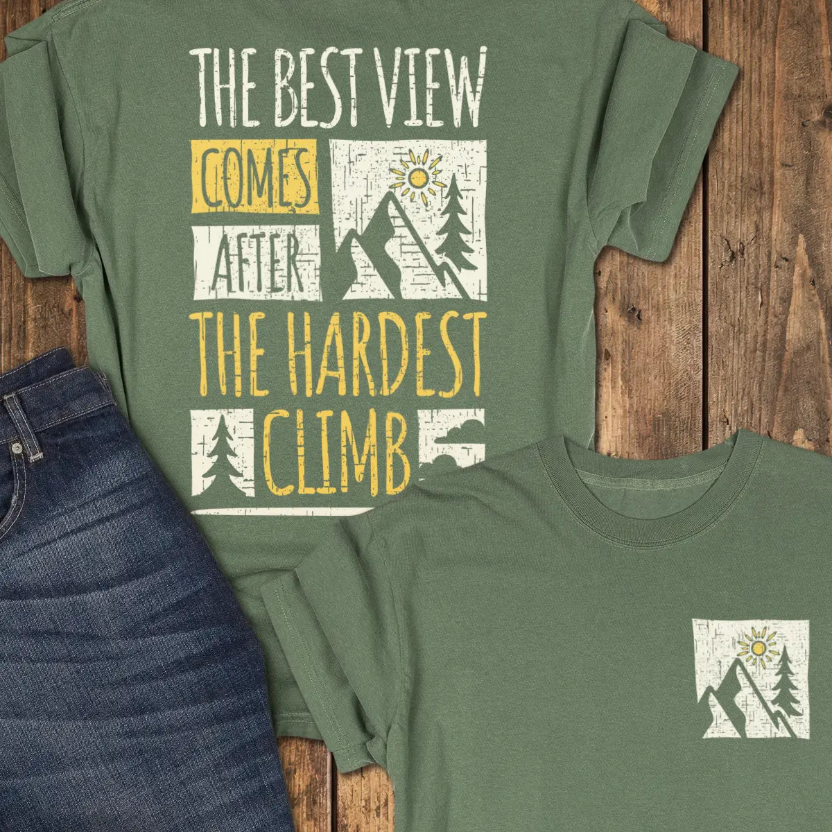 One Way Tee - Moss