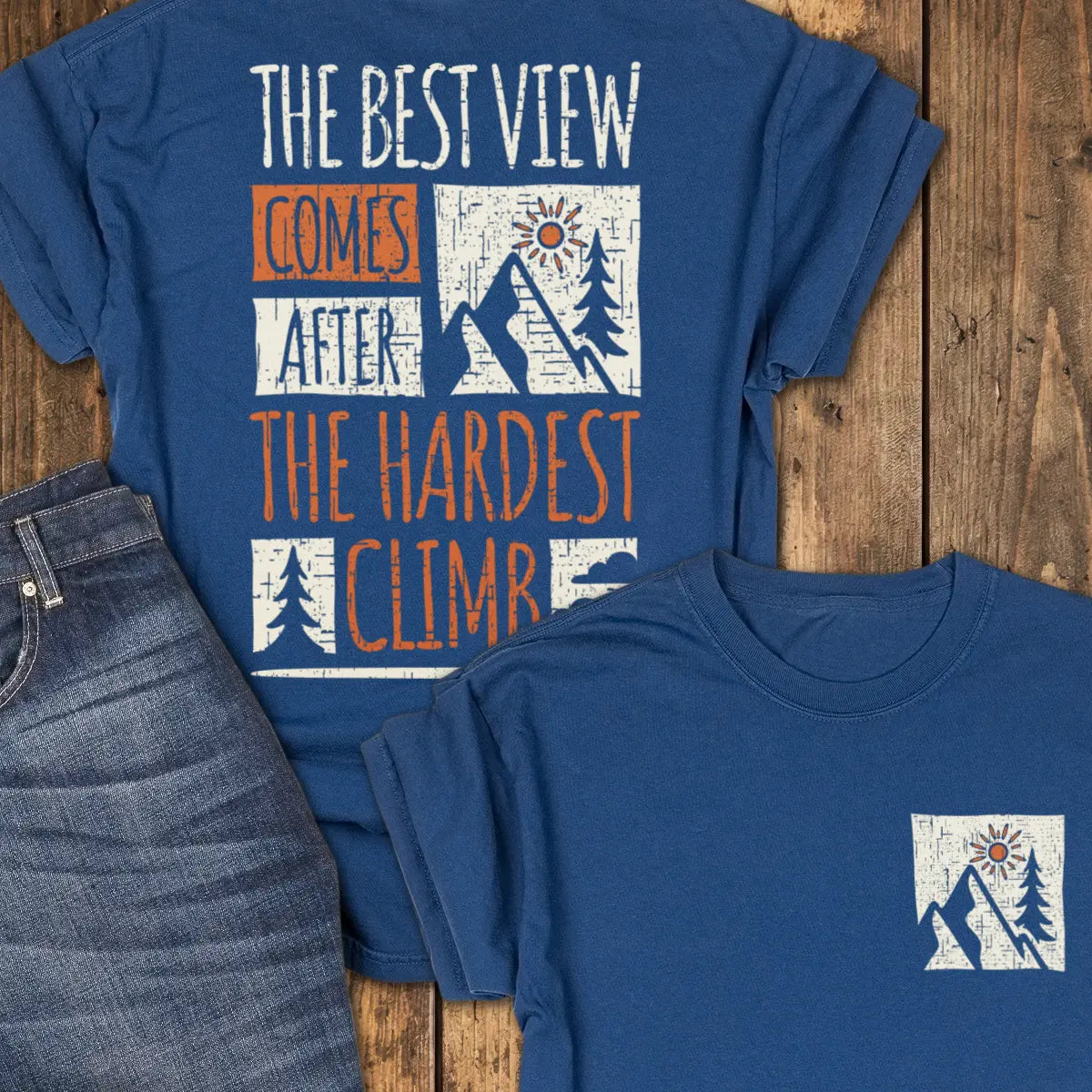 One Way Tee - Navy