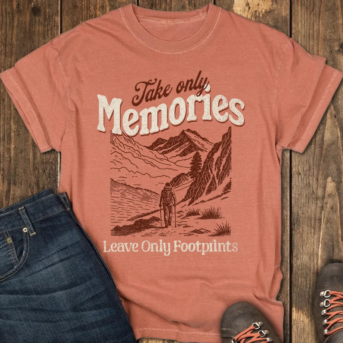 Only Footprints Tee - Yam