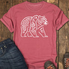 Oso Azul Tee - Crimson
