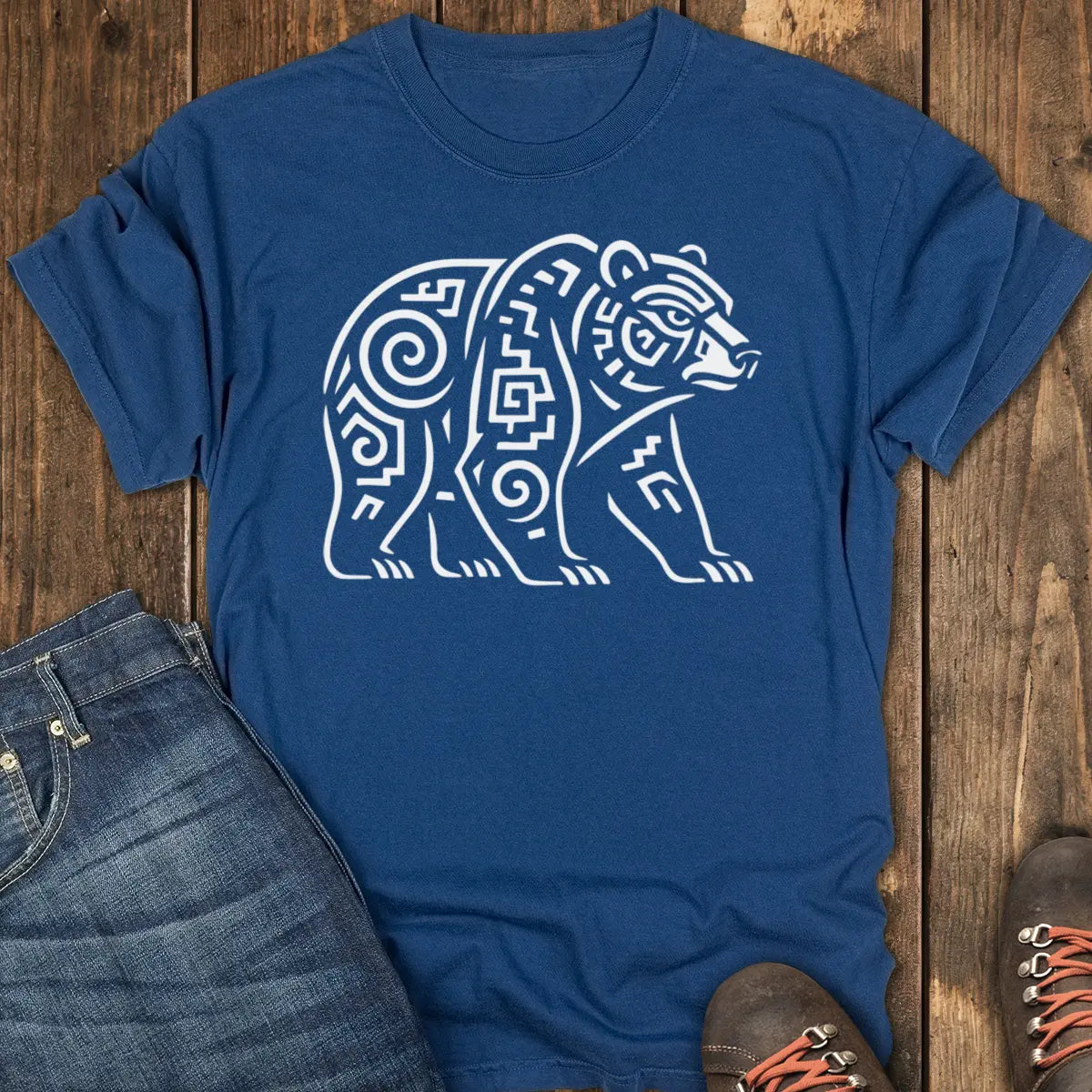 Oso Azul Tee - Navy