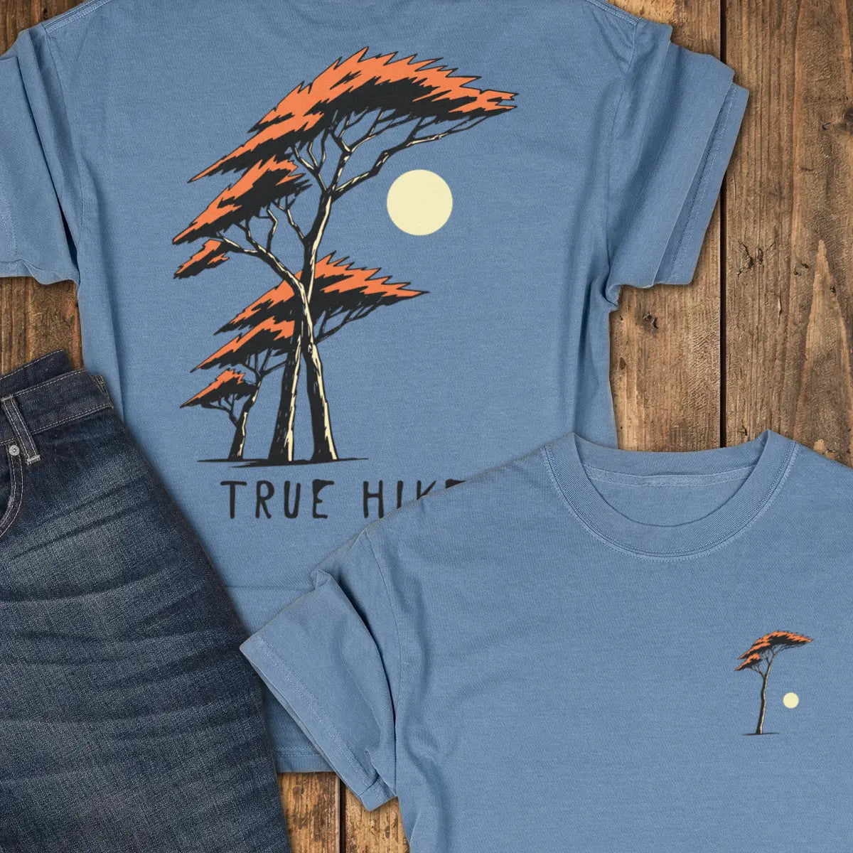 Out There Somewhere Tee - Blue Jean