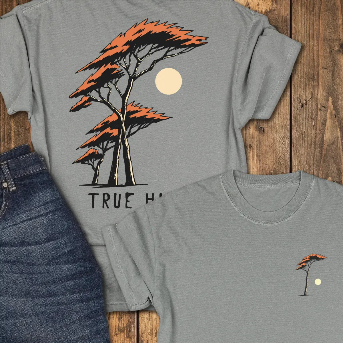 Out There Somewhere Tee - Grey