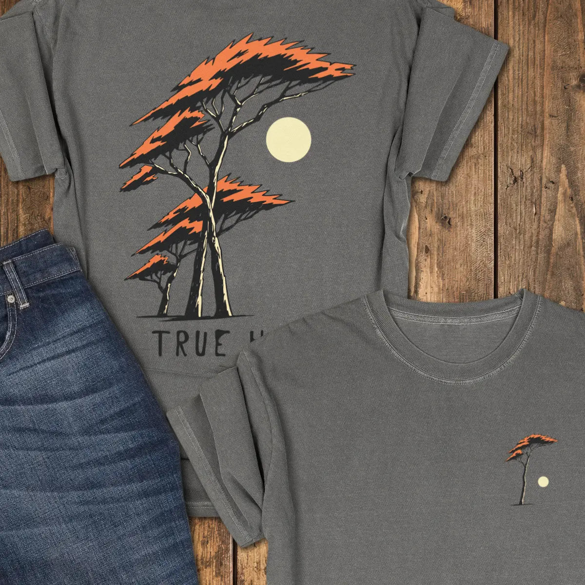 Out There Somewhere Tee - Pepper