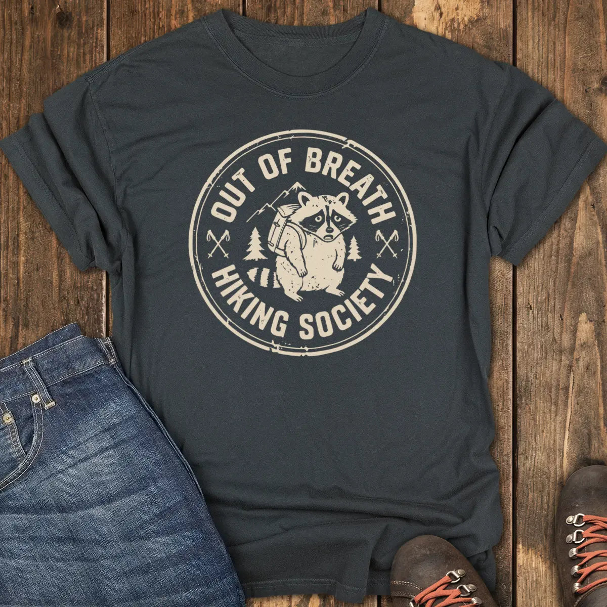 Out of Breath Tee - Black