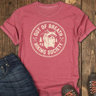 Out of Breath Tee - Crimson