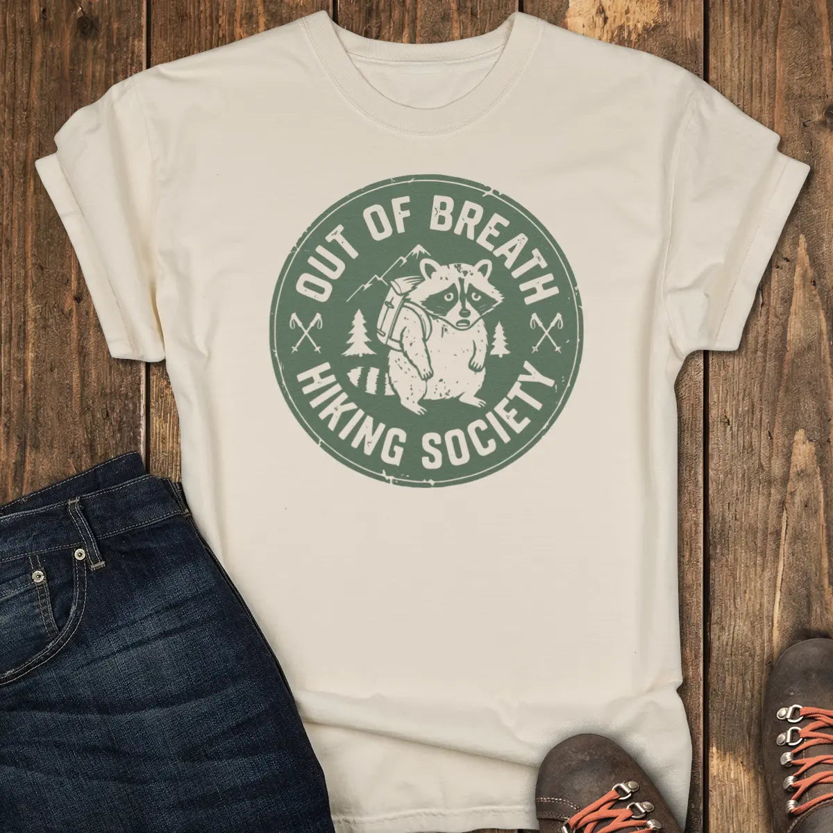 Out of Breath Tee - Ivory