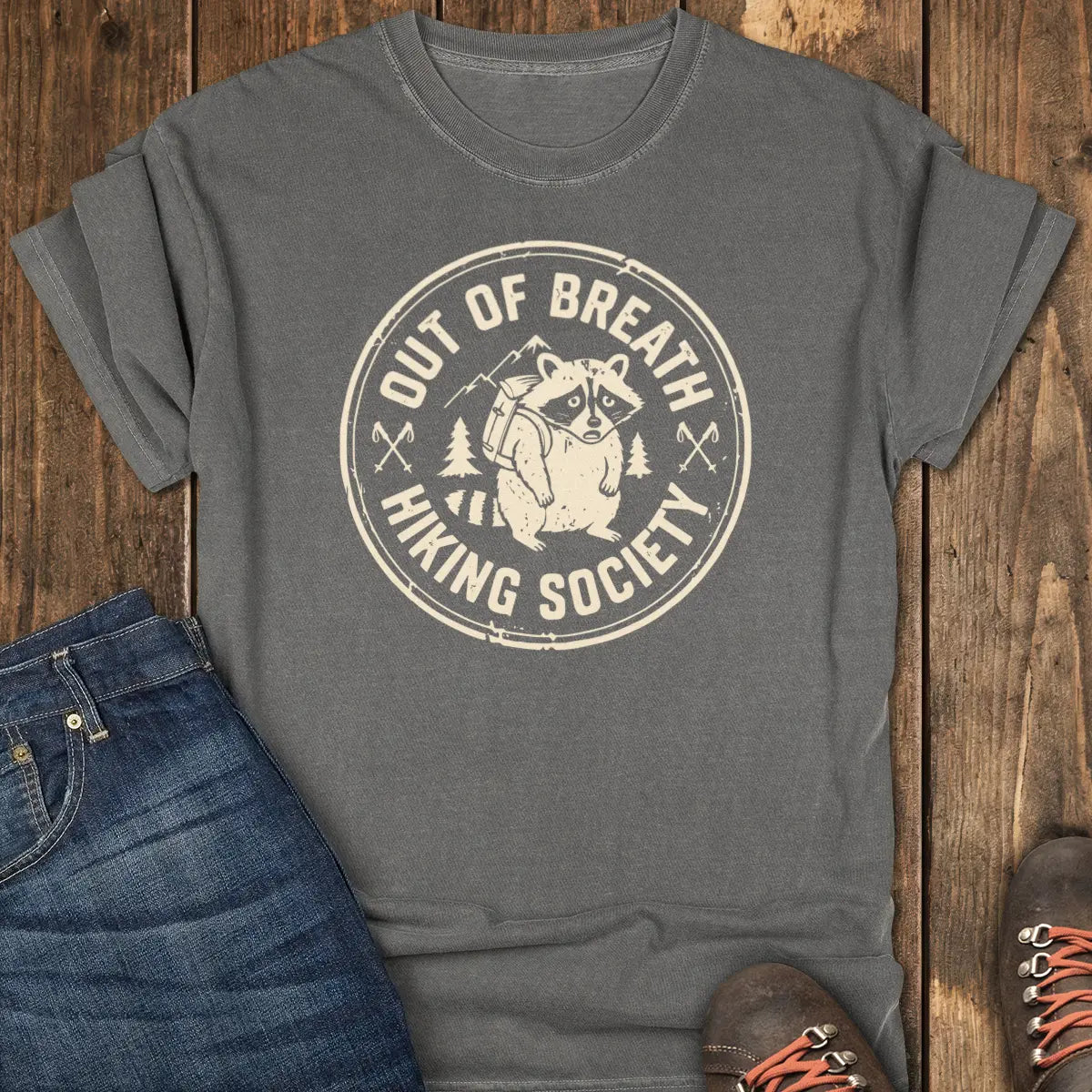 Out of Breath Tee - Pepper