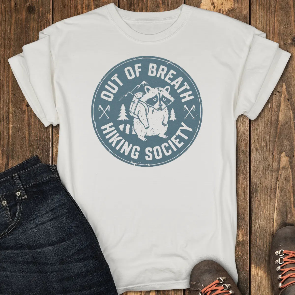 Out of Breath Tee - White