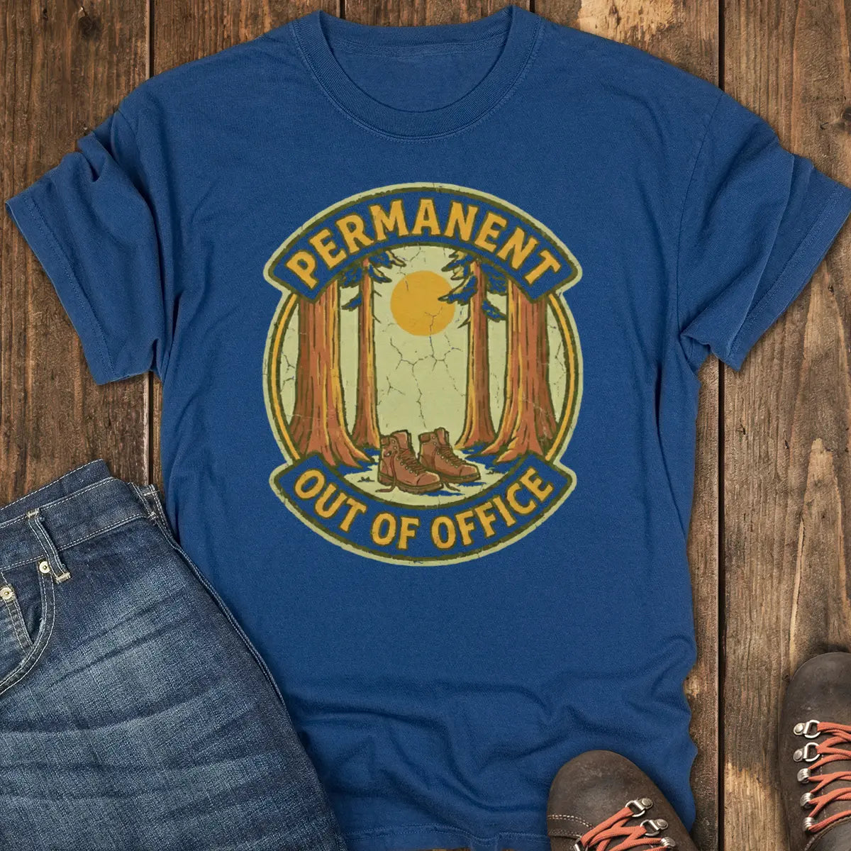 Out of Office Tee - Navy