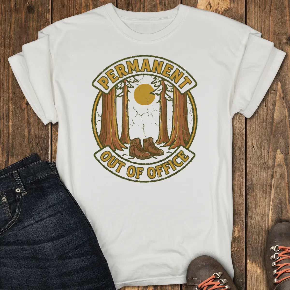 Out of Office Tee - White