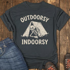 Outdoorsy Indoorsy Tee - Black