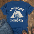 Outdoorsy Indoorsy Tee - Navy