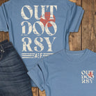 Outdoorsy Tee - Blue Jean