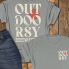 Outdoorsy Tee - Grey