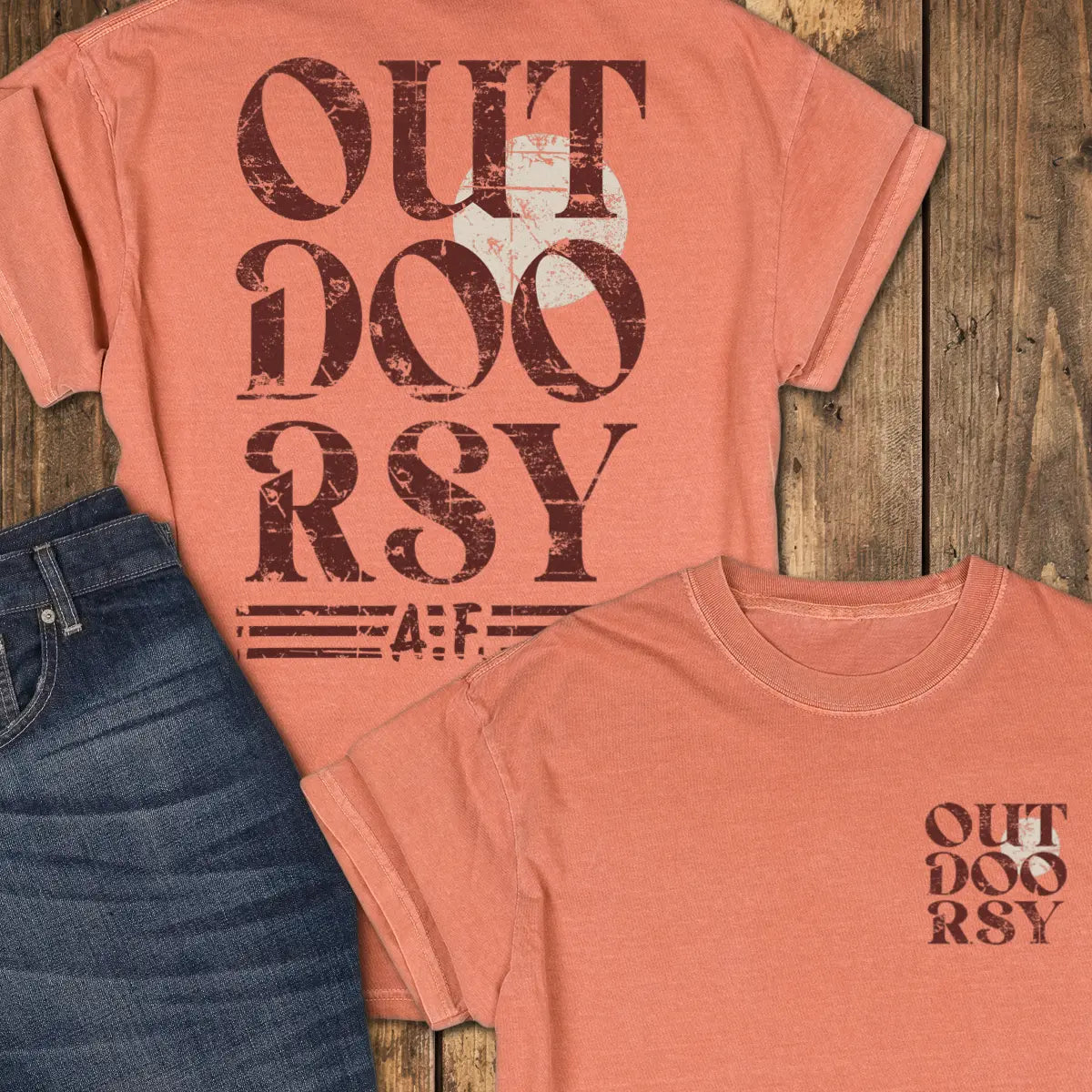 Outdoorsy Tee - Yam