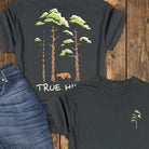 Passing Through — Back Print Tee - Black