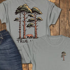 Passing Through — Back Print Tee - Grey