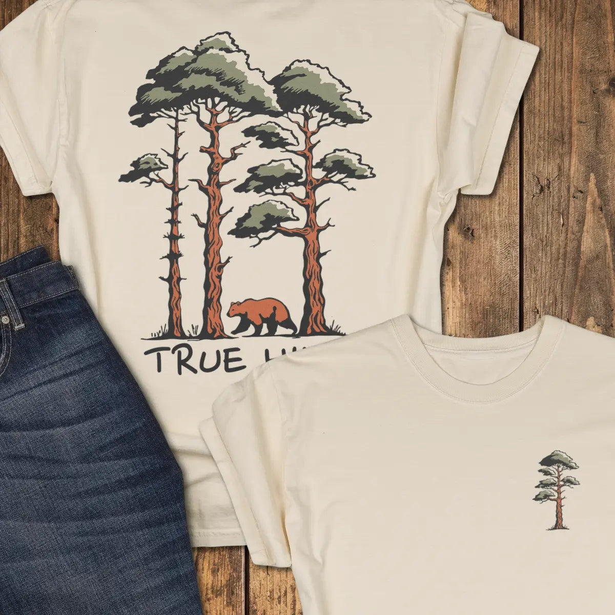 Passing Through — Back Print Tee - Ivory