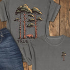 Passing Through — Back Print Tee - Pepper