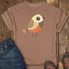 Patchwork Sparrow Tee - Espresso