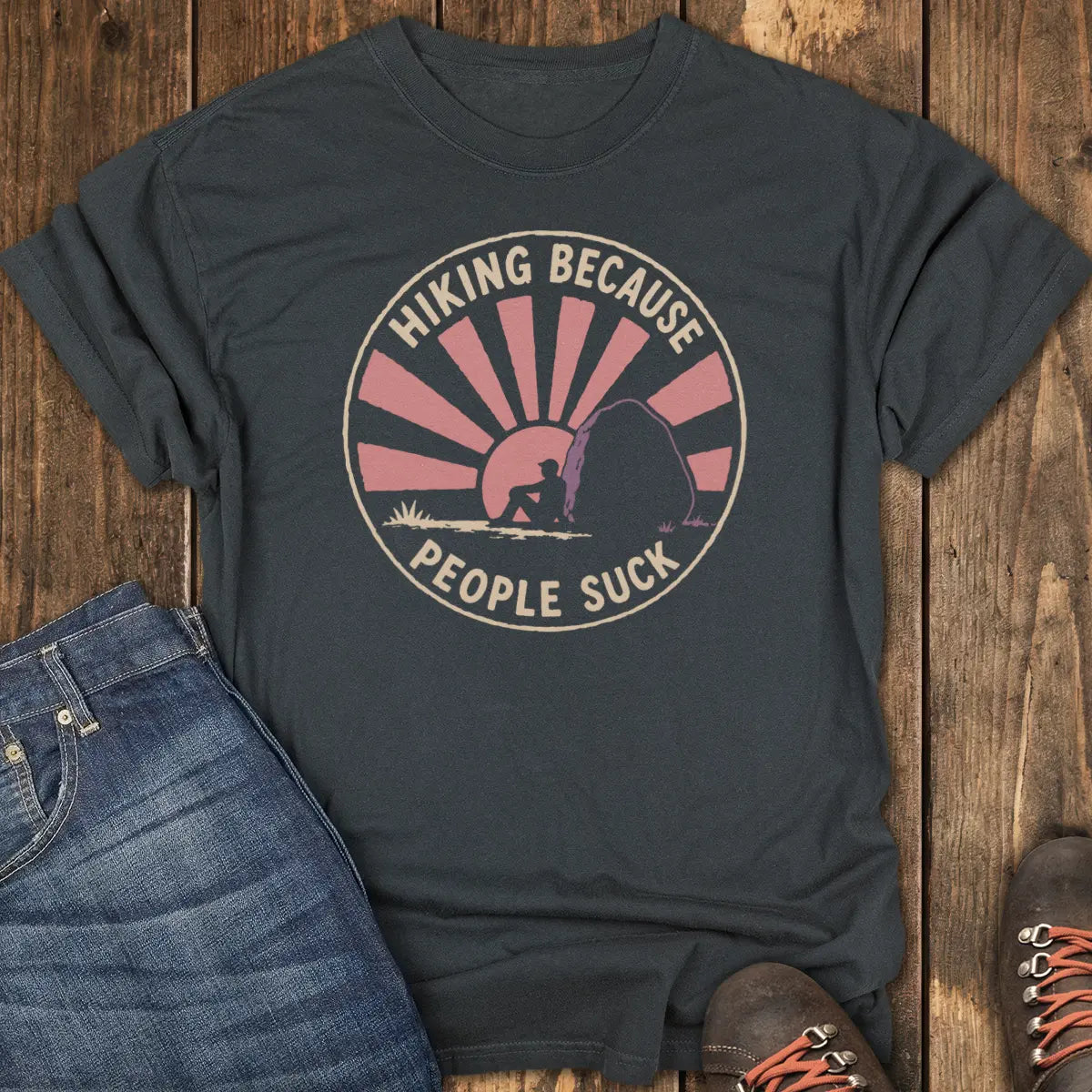 Peace and Quiet Tee - Black