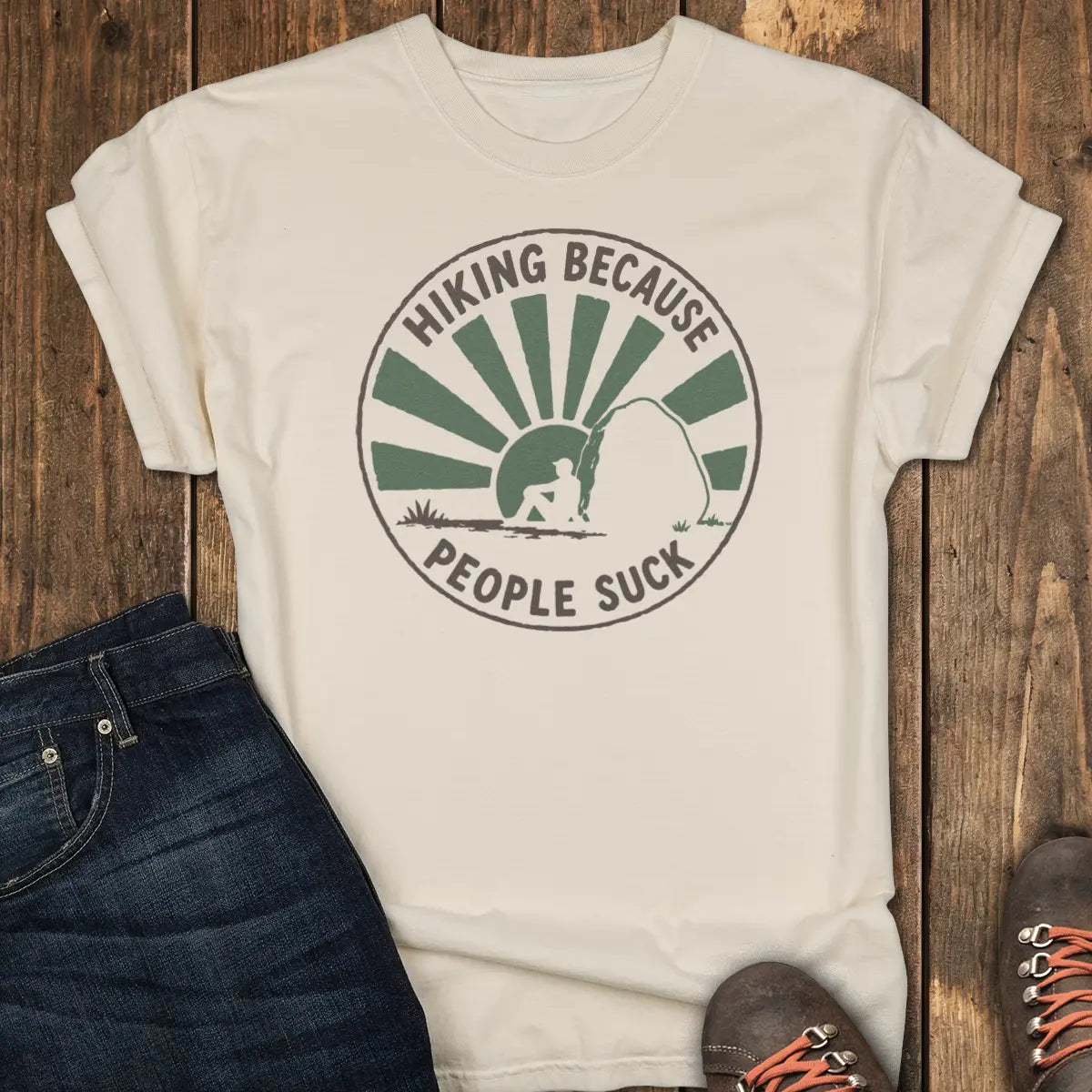 Peace and Quiet Tee - Ivory