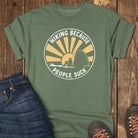 Peace and Quiet Tee - Moss