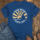 Peace and Quiet Tee - Navy