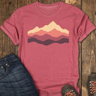 Peak Fade Tee - Crimson