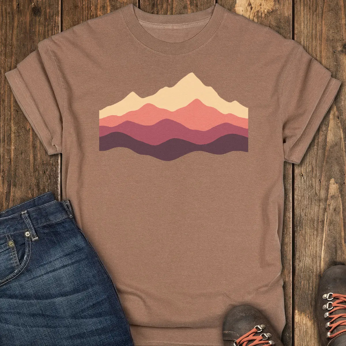 Peak Fade Tee - Espresso