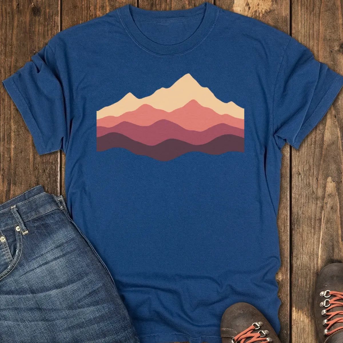 Peak Fade Tee - Navy