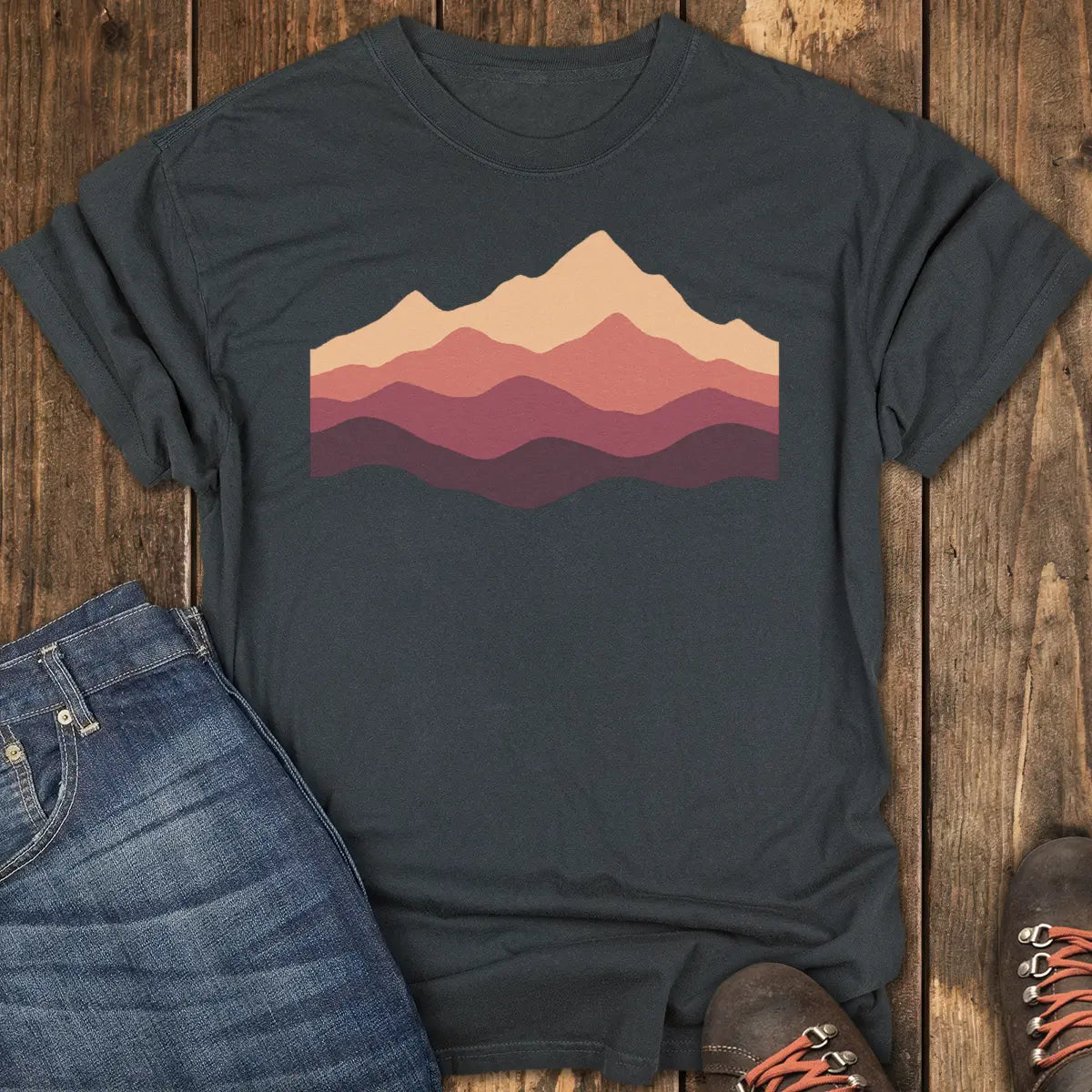 Peak Fade Tee - Black