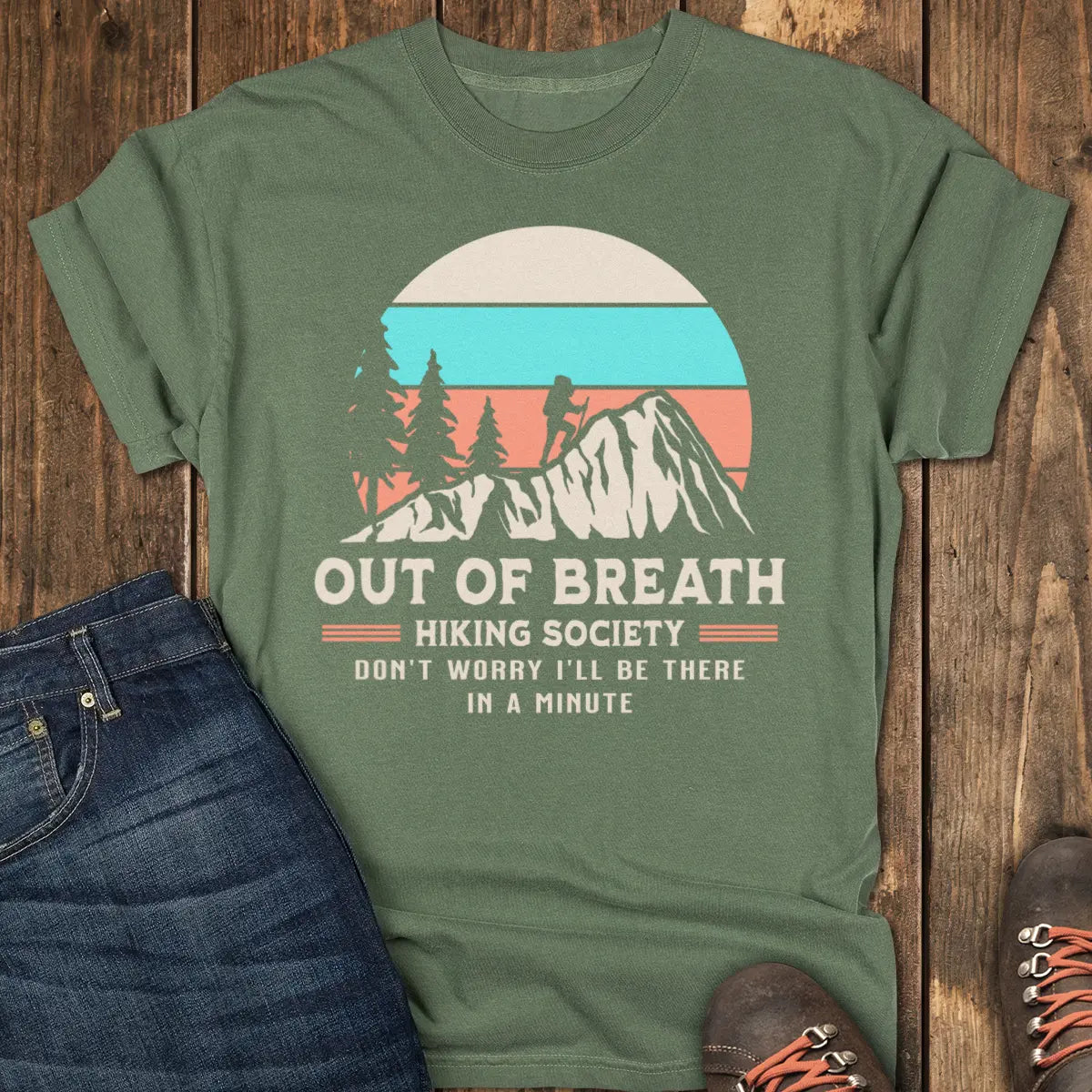 Peak Fatigue Tee - Moss