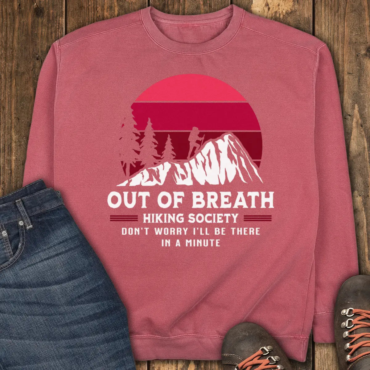 Peak Fatigue Sweatshirt - Crimson