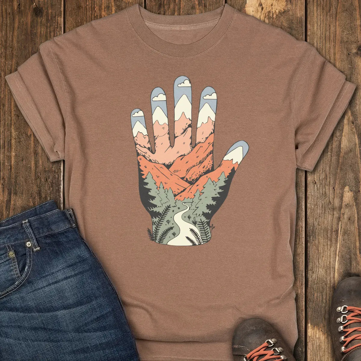 Peak Five Tee - Espresso
