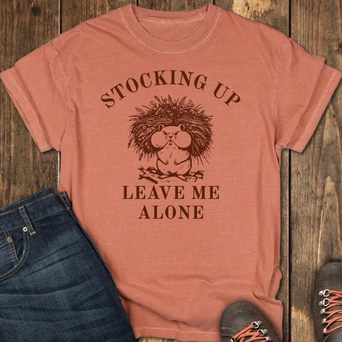 Pika Panic Mode Tee - Yam