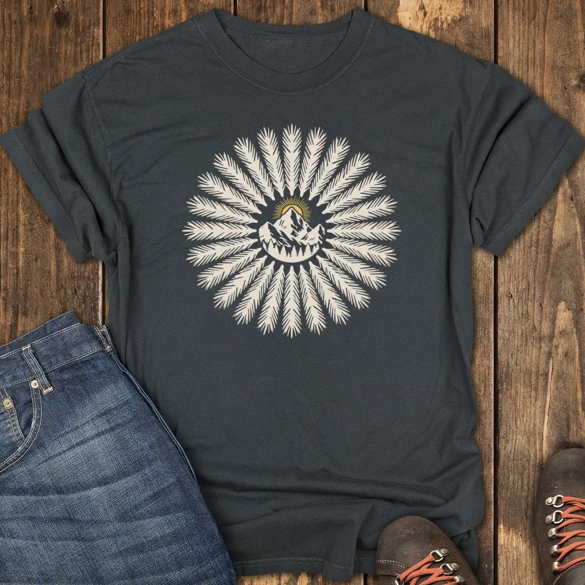 Pine Halo Tee - Black
