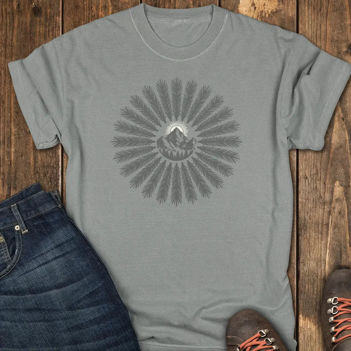 Pine Halo Tee - Grey