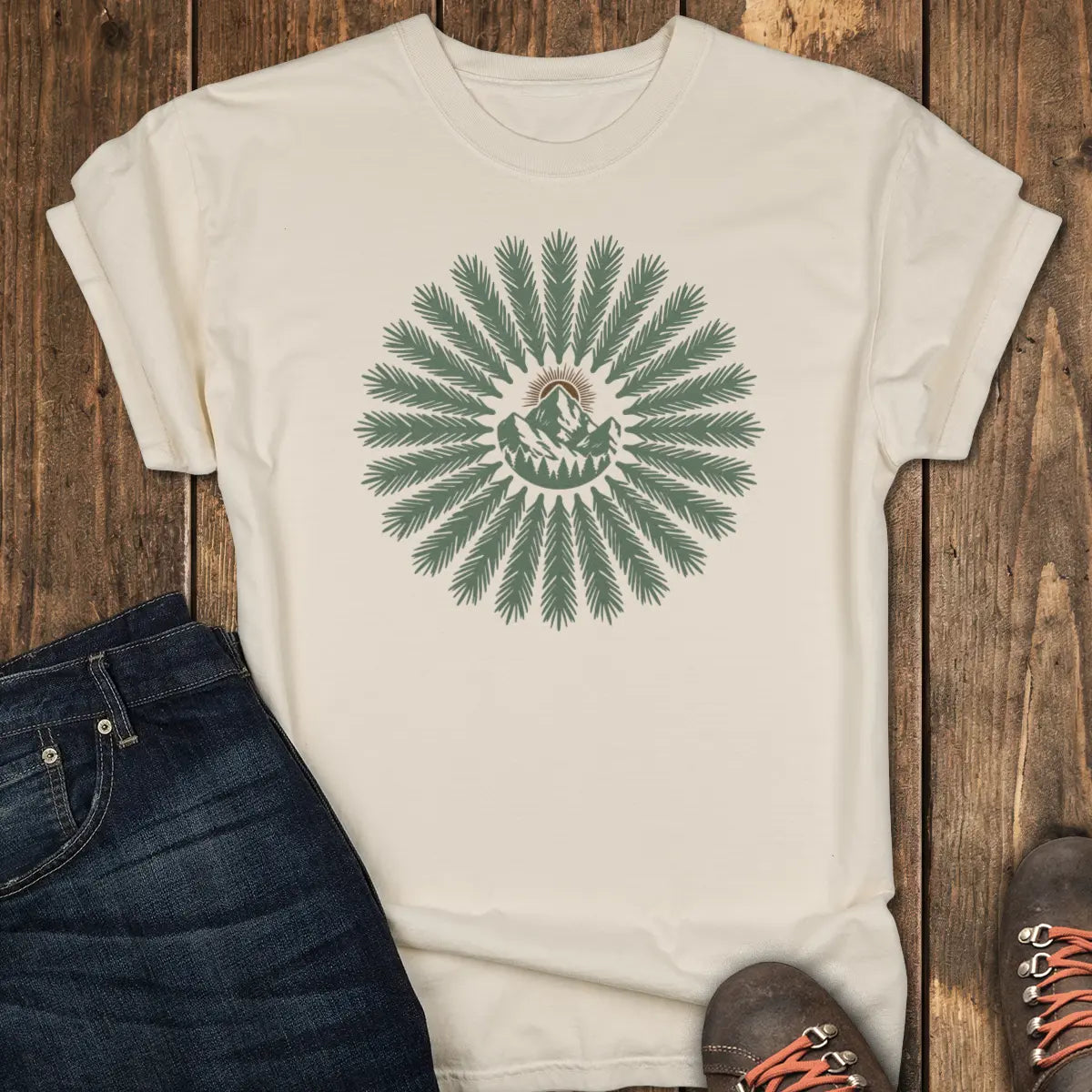 Pine Halo Tee - Ivory